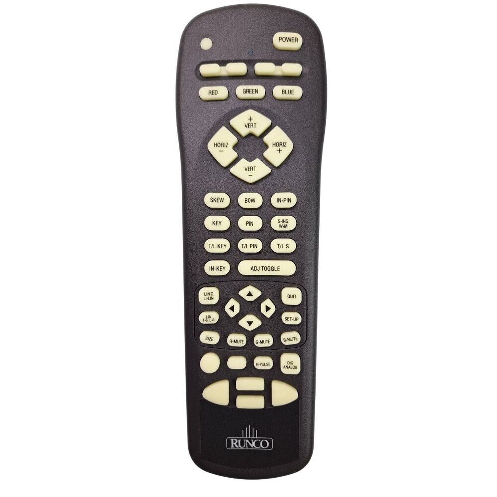 Runco Projector Remote Control MBR3468PZ Glow Buttons OEM Original Tested Works